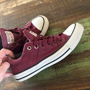 Converse Maroon Sneakers